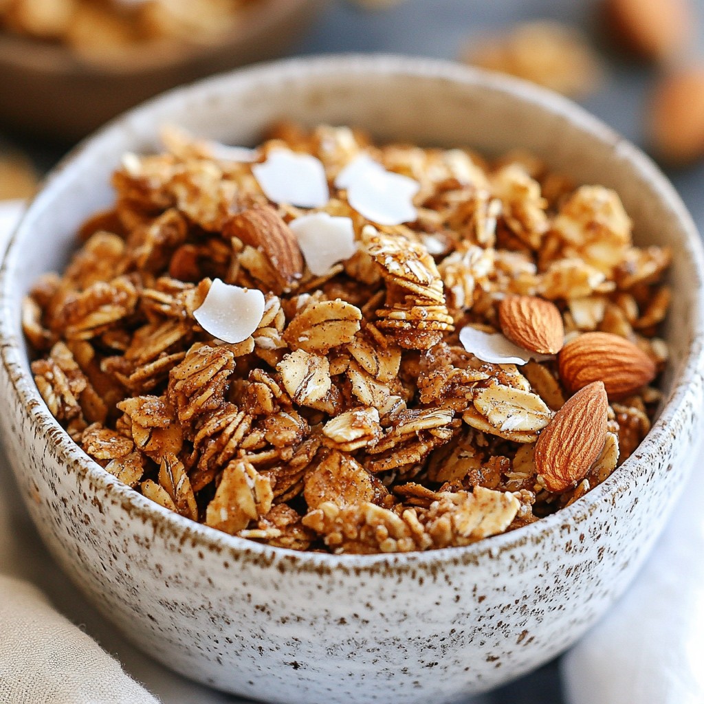 Cinnamon Maple Granola Delightful and Healthy Recipe