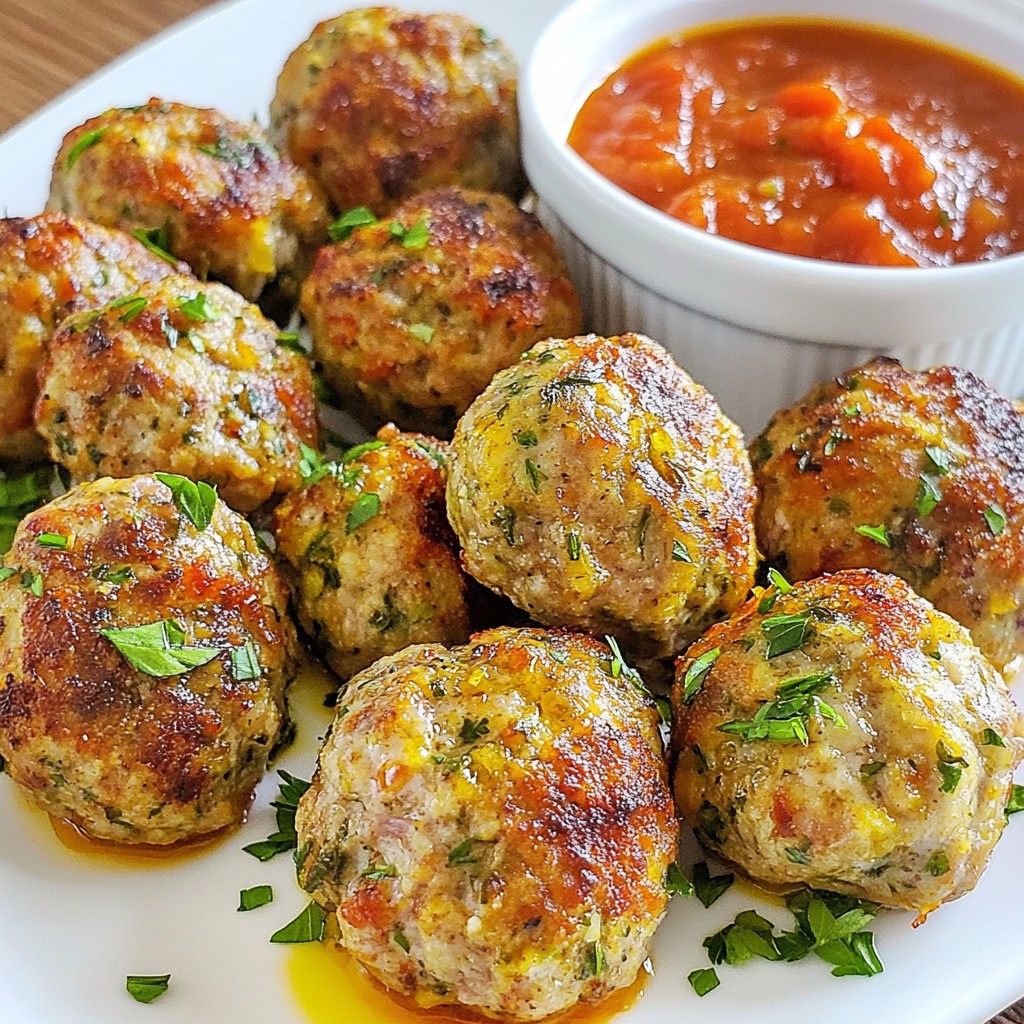 Garlic Herb Turkey Meatballs Flavorful and Simple Recipe