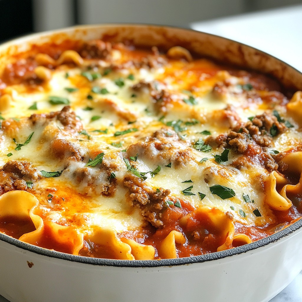 Lazy Girl’s One-Pot Lasagna Easy Family Meal