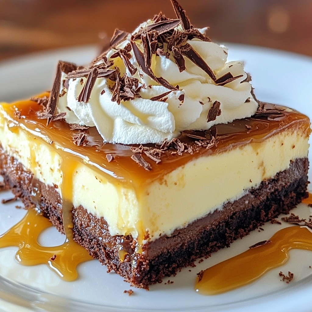 Caramel Brownie Cheesecake Delightful and Rich Dessert