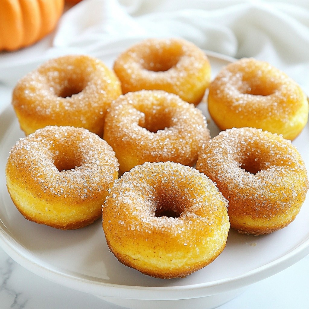 Cinnamon Sugar Pumpkin Donuts Irresistible Fall Treat