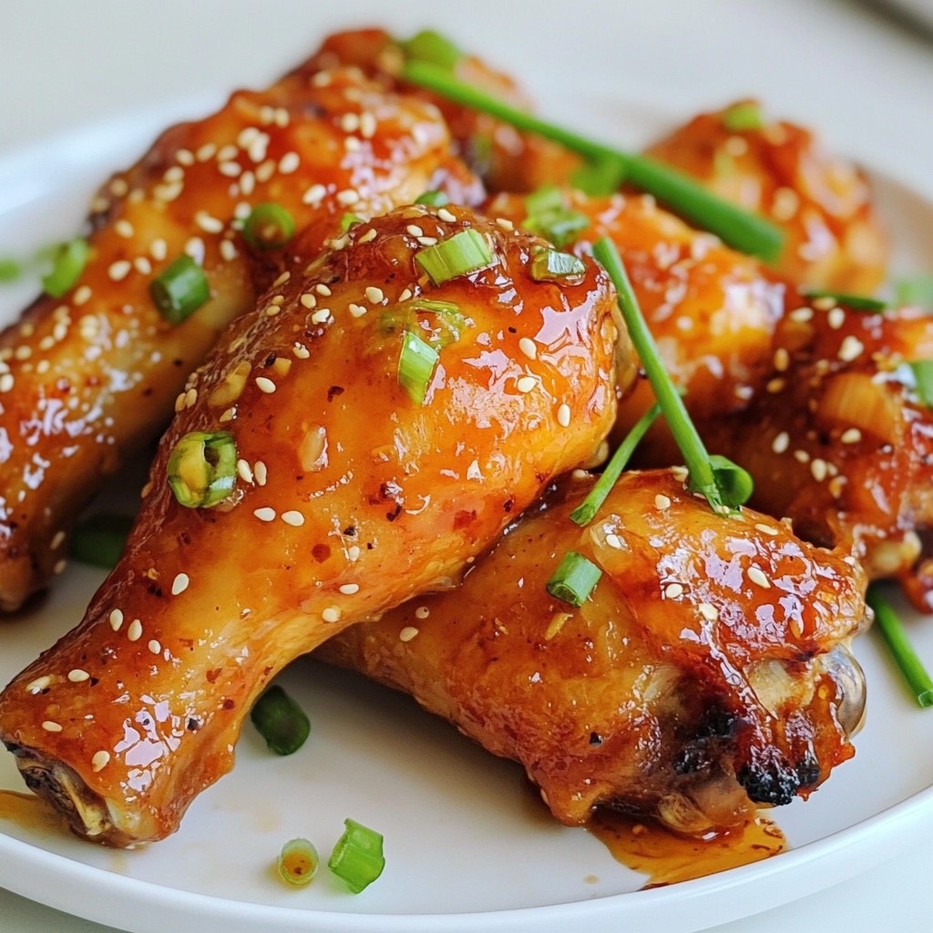 Honey Garlic Glazed Drumsticks Quick and Flavorful Meal