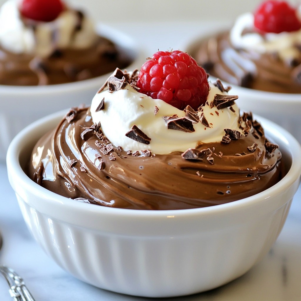 Greek Yogurt Chocolate Mousse Creamy and Decadent Treat