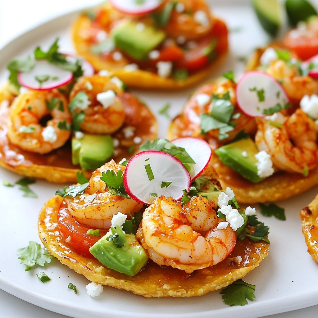 Spicy Shrimp Tostada Bites Flavorful and Easy Snacks