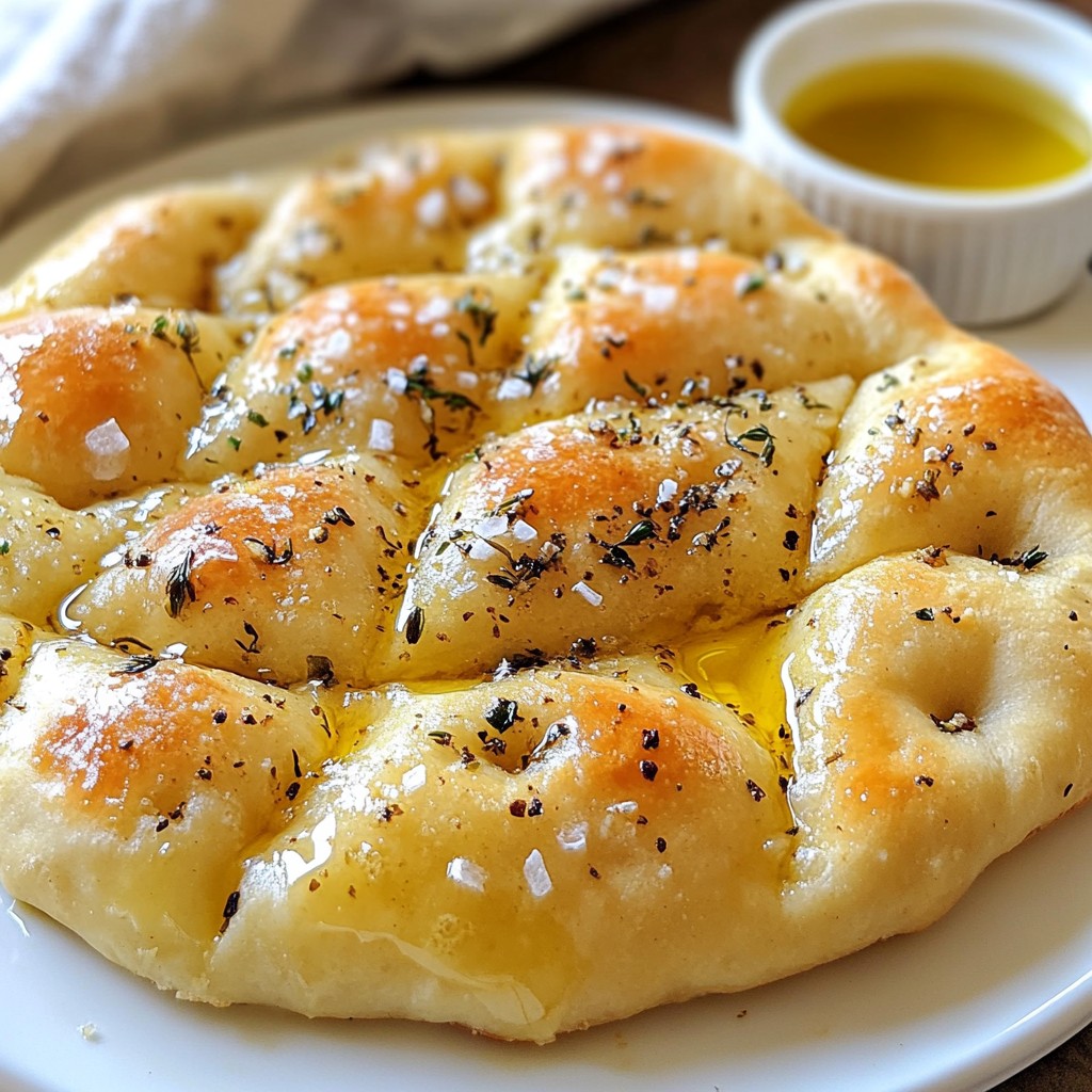 Garlic Herb Focaccia Bread Tasty and Easy Recipe