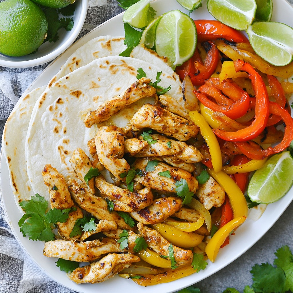Honey Lime Chicken Fajitas Flavorful Weeknight Meal