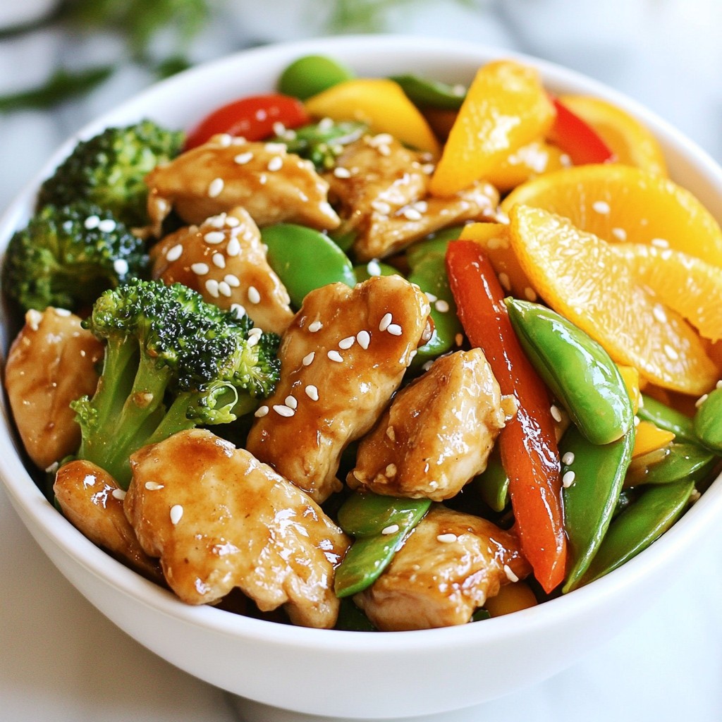 Tangerine Chicken Stir-Fry Flavorful and Easy Recipe