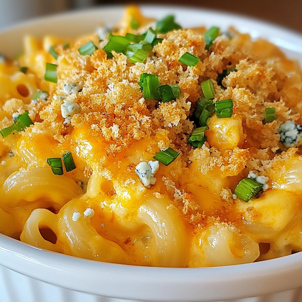 Buffalo Chicken Mac & Cheese Savory Comfort Dish