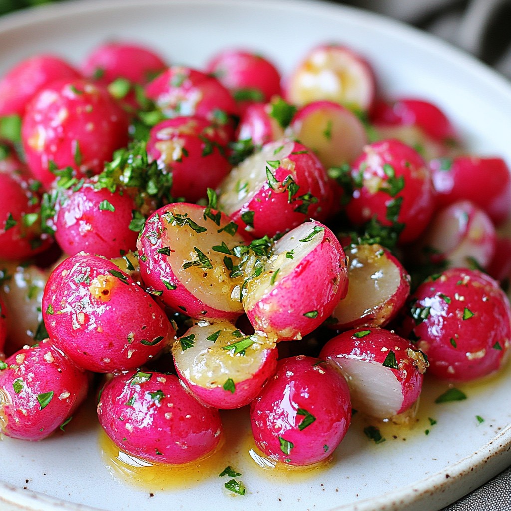 Garlic Butter Roasted Radishes Savory and Simple Treat