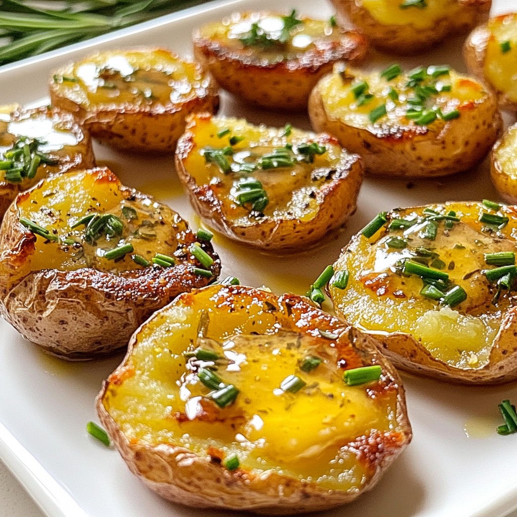 Garlic Herb Smashed Potatoes Creamy and Flavorful Side