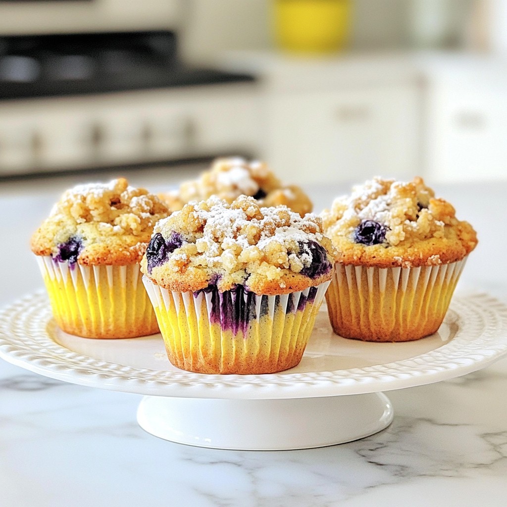 Blueberry Crumble Muffins Fresh and Flavorful Delight