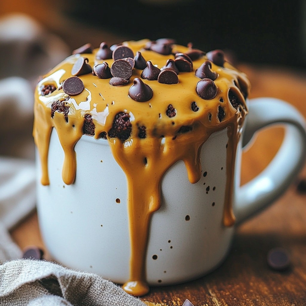 Chocolate Peanut Butter Mug Cake Quick and Tasty Treat