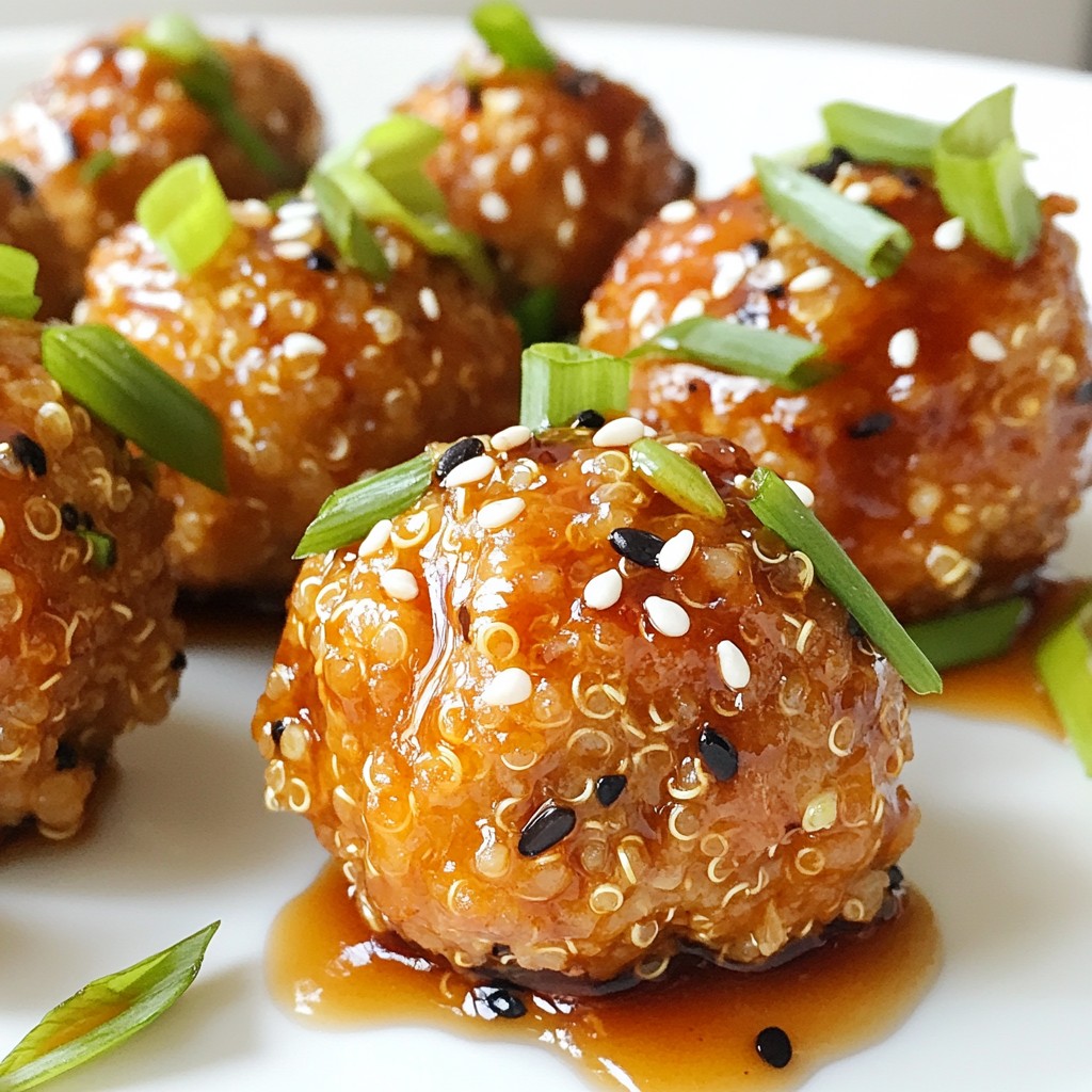 Teriyaki Glazed Meatless Meatballs Flavorful and Easy Recipe