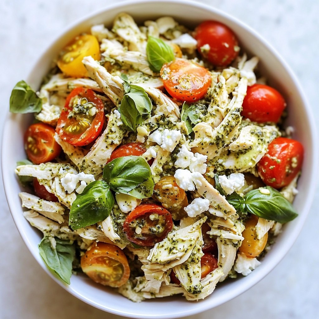 Creamy Pesto Chicken Salad Flavorful and Easy Meal