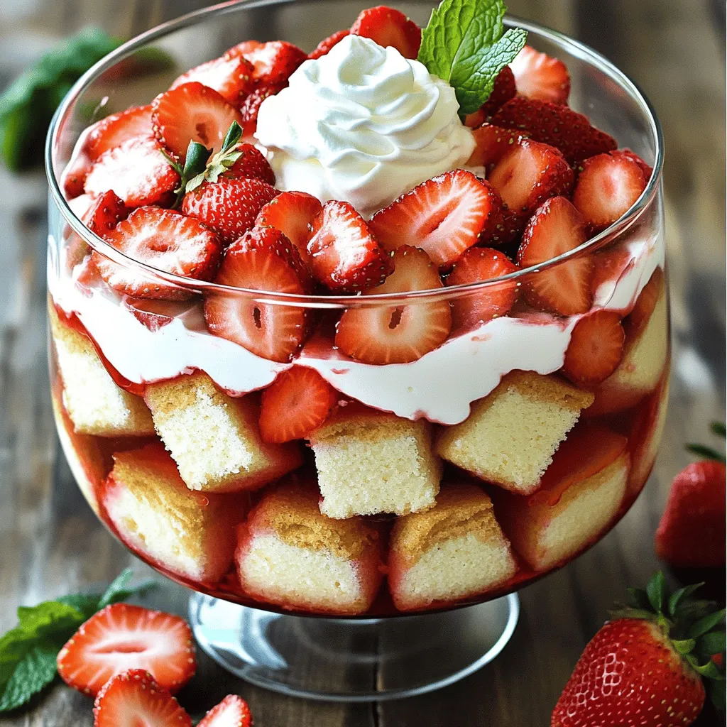 Strawberry Shortcake Trifle Delightfully Simple Recipe